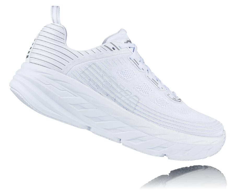 Hoka One One Bondi 6 Löparskor Herr - Vita - SJXOM-8176